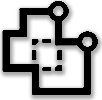 Merge Route Icon from the ConnectedRide Navigator
